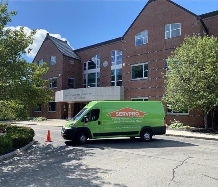SERVPRO resonding to the Rockingham County Courthouse